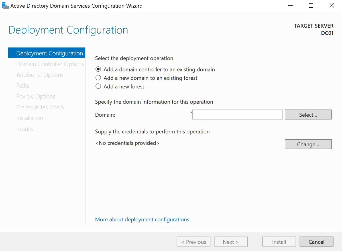 Deployment Configuration — nieuw forest